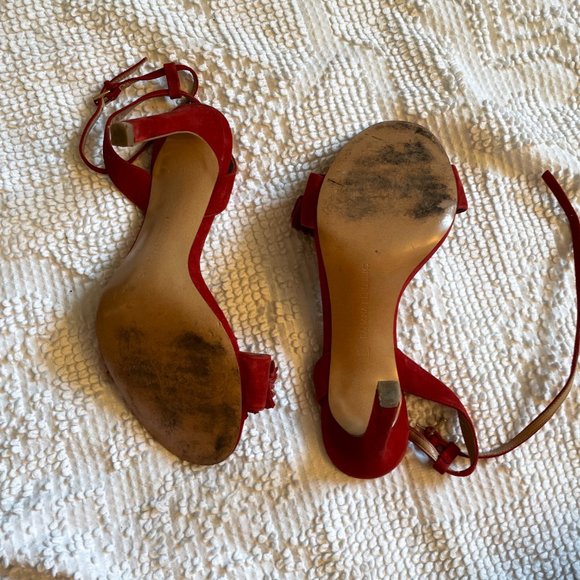 Red fringe Banana Republic stilettos - Picture 6 of 8